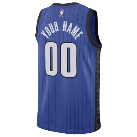 Unisex Jordan Brand Royal Orlando Magic 2022/23 Swingman Custom Jersey - Statement Edition - Image 3