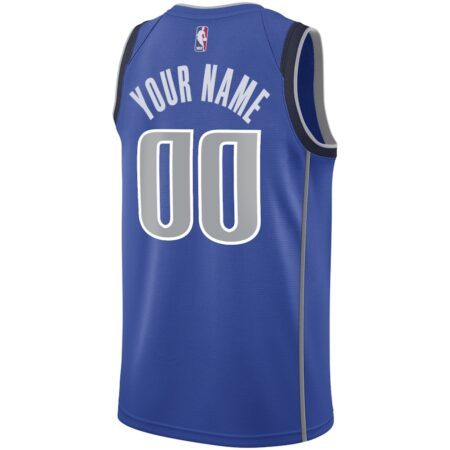Dallas Mavericks Nike Icon Swingman Jersey - Custom - Youth - Image 3