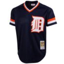 Men's Detroit Tigers Kirk Gibson Mitchell & Ness Navy 1984 Authentic Cooperstown Collection Mesh Batting Practice Jersey