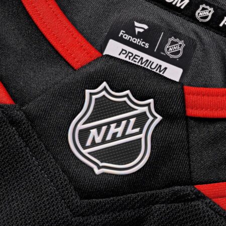 Men's Carolina Hurricanes Fanatics Black Home Premium Custom Jersey - Image 5