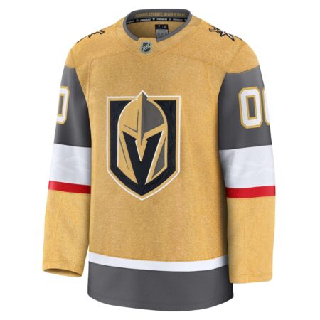 Men's Vegas Golden Knights Fanatics Gold Home Premium Custom Jersey - Image 2