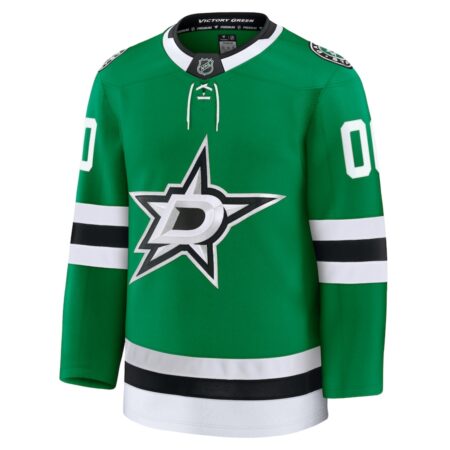 Men's Dallas Stars Fanatics Kelly Green Home Premium Custom Jersey - Image 2