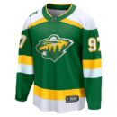 Men's Fanatics Kirill Kaprizov Green Minnesota Wild Alternate Premier Breakaway Player Jersey
