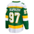 Men's Fanatics Kirill Kaprizov Green Minnesota Wild Alternate Premier Breakaway Player Jersey