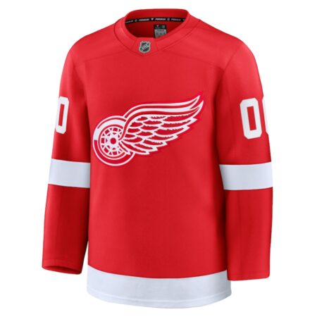 Men's Detroit Red Wings Fanatics Red Home Premium Custom Jersey - Image 2