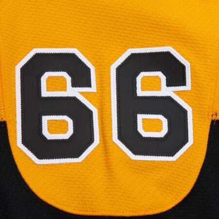 Men's Pittsburgh Penguins Mario Lemieux Gold 1984-85 Power Play Jersey - Image 5