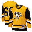 Men's Pittsburgh Penguins Mario Lemieux Gold 1984-85 Power Play Jersey