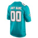 Nike Aqua Miami Dolphins Custom Game Jersey