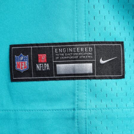 Nike Aqua Miami Dolphins Custom Game Jersey - Image 6
