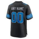 Men's Nike Black Detroit Lions Alternate Custom Game Jersey