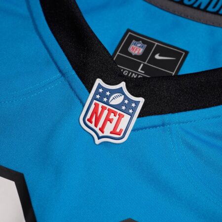 Men's Nike Blue Carolina Panthers Alternate Custom Game Jersey - Image 4