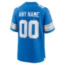 Men's Nike Blue Detroit Lions Custom Game Jersey