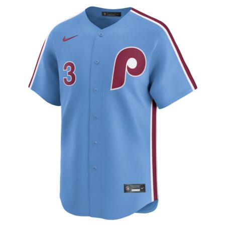 Men's Philadelphia Phillies Bryce Harper Nike Light Blue Alternate Limited Player Jersey - Image 2