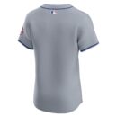 Men's New York Mets Nike Gray Road Vapor Premier Elite Patch Jersey