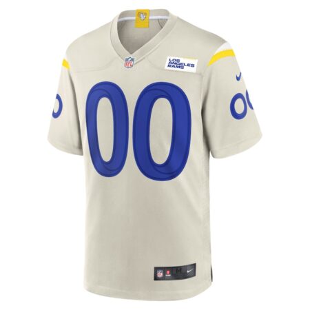 Men's Nike Los Angeles Rams Bone Custom Game Jersey - Image 6