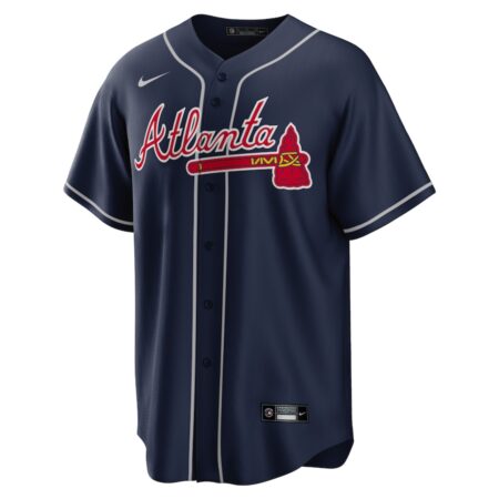 Atlanta Braves Nike Official Replica Alternate Jersey - Mens - Image 2