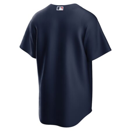Boston Red Sox Nike Official Replica Alternate Jersey - Navy - Mens - Image 3