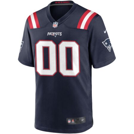 Nike New England Patriots Navy Custom Game Jersey - Image 3
