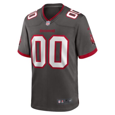 Men's Nike Pewter Tampa Bay Buccaneers Alternate Custom Game Jersey - Image 2