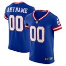 Nike Royal New York Giants Classic Vapor Elite Custom Jersey