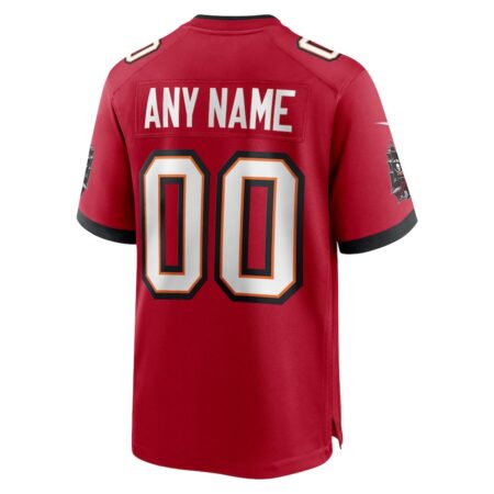 Men's Nike Tampa Bay Buccaneers Red Custom Game Jersey - Image 3