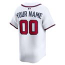 Men's Atlanta Braves Nike White Home Limited Custom Jersey