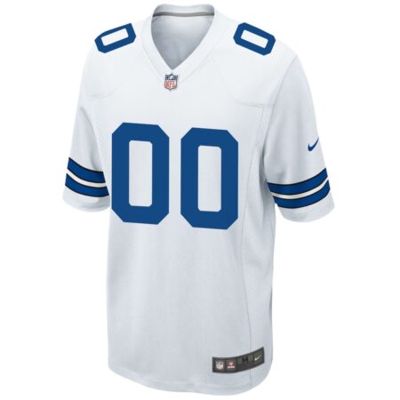 Men's Nike White Dallas Cowboys Custom Game Jersey - Image 3