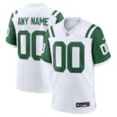 Nike White New York Jets Classic Alternate Custom Replica Jersey