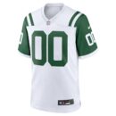 Nike White New York Jets Classic Alternate Custom Replica Jersey